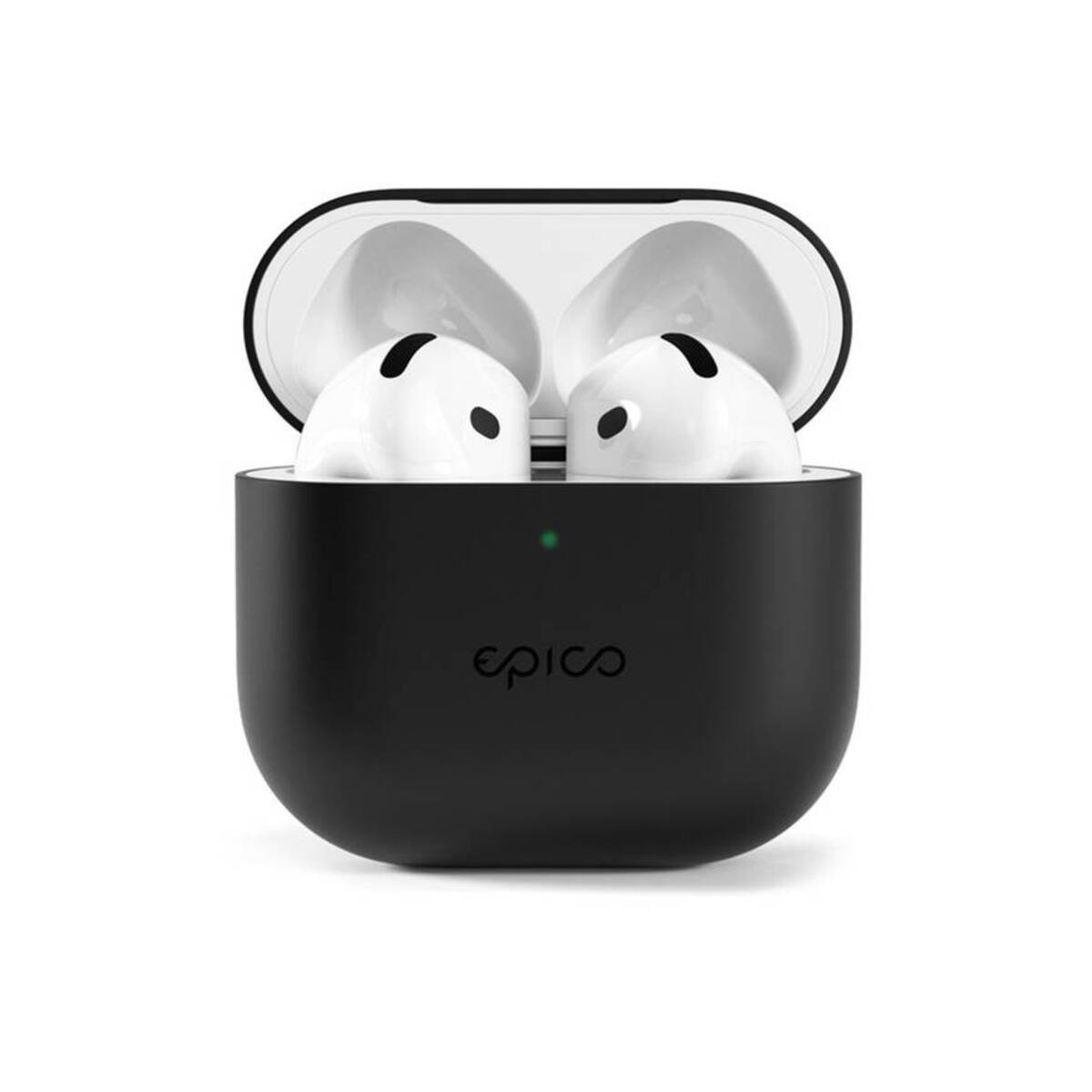 Silikonové pouzdro pro AirPods 4 Epico Silicone Cover - černé