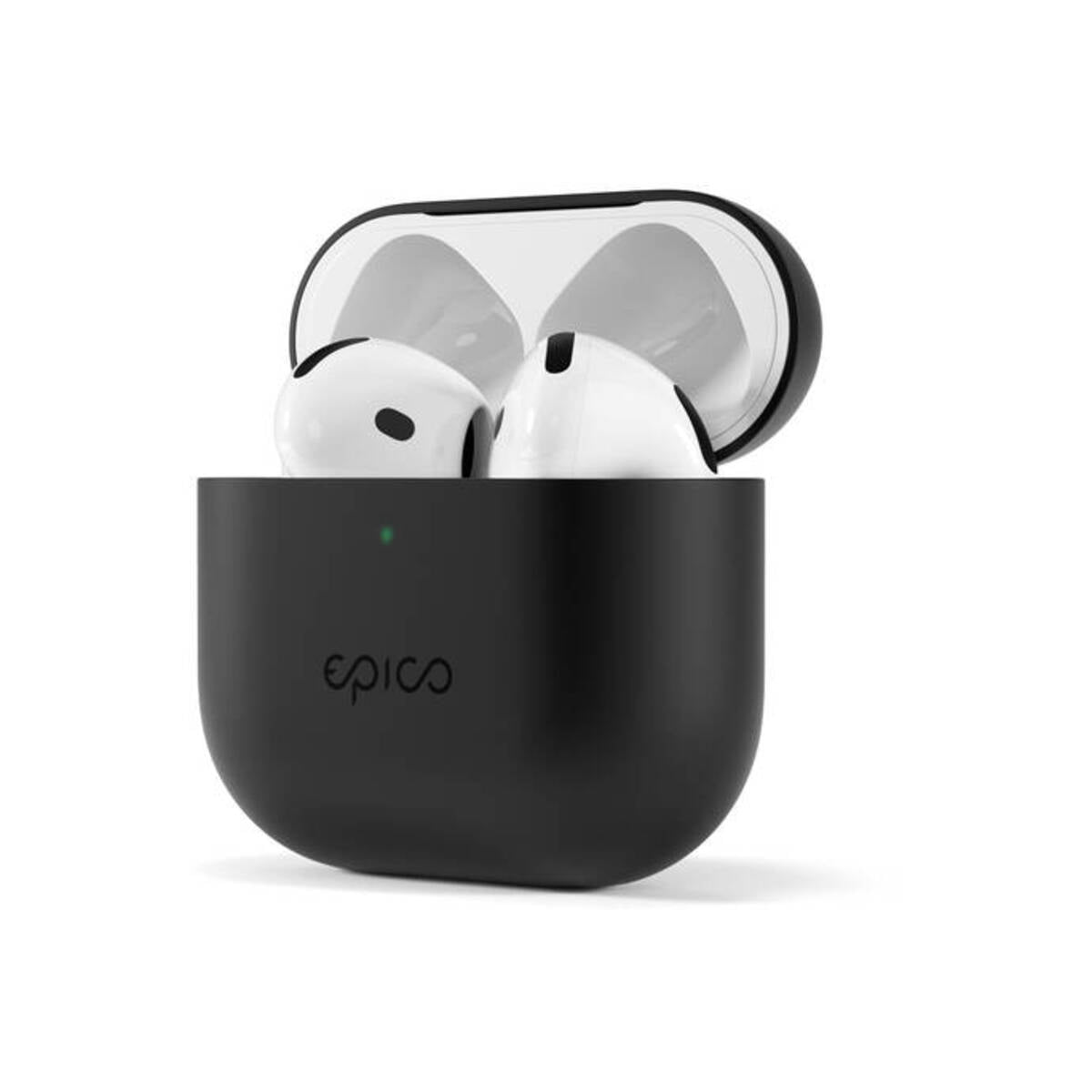 Silikonové pouzdro pro AirPods 4 Epico Silicone Cover - černé
