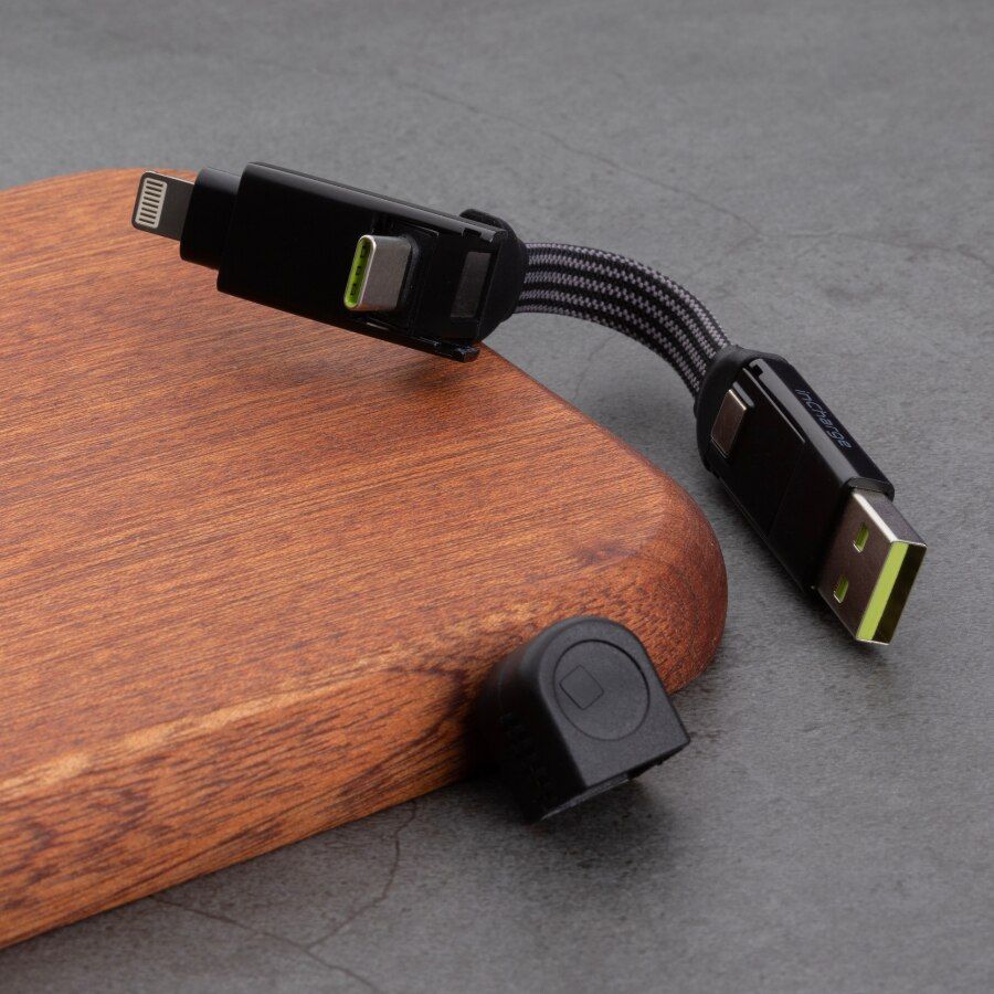 Nabíjecí kabel 6v1 Rolling Square inCharge XL - černý - bonami.click