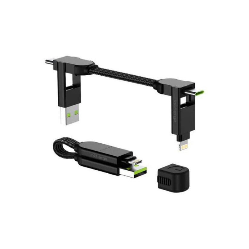 Nabíjecí kabel 6v1 Rolling Square inCharge XL - černý - bonami.click
