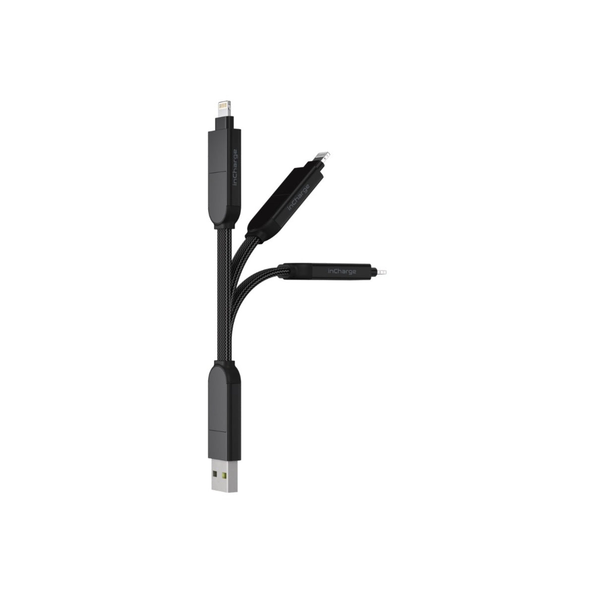 Nabíjecí kabel 6v1 Rolling Square inCharge XL - černý - bonami.click