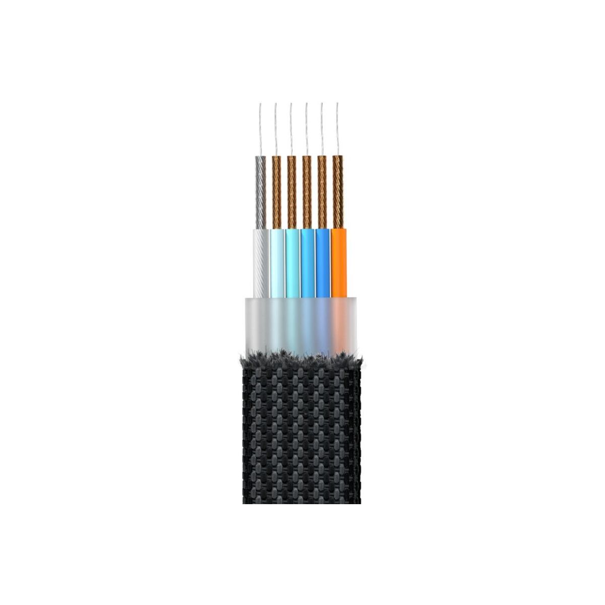 Nabíjecí kabel 6v1 Rolling Square inCharge XL - černý - bonami.click