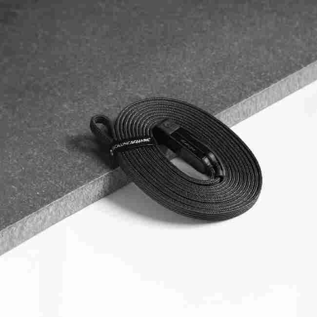 30cm nabíjecí kabel 6v1 Rolling Square inCharge XL - černý - bonami.click