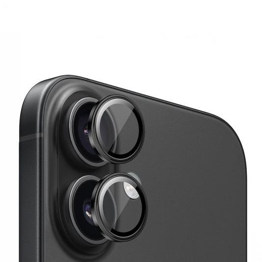 Safírové sklo na čočky pro iPhone 16/16 Plus Mobile Origin - černé - bonami.click