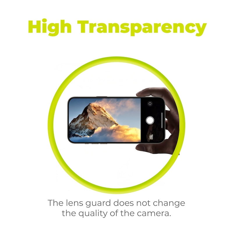 Safírové sklo na čočky pro iPhone 16/16 Plus Mobile Origin - černé - bonami.click