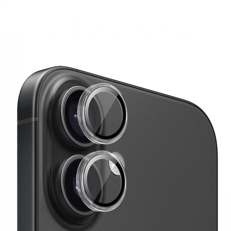 Safírové sklo na čočky pro iPhone 16/16 Plus Mobile Origin - průhledné - bonami.click