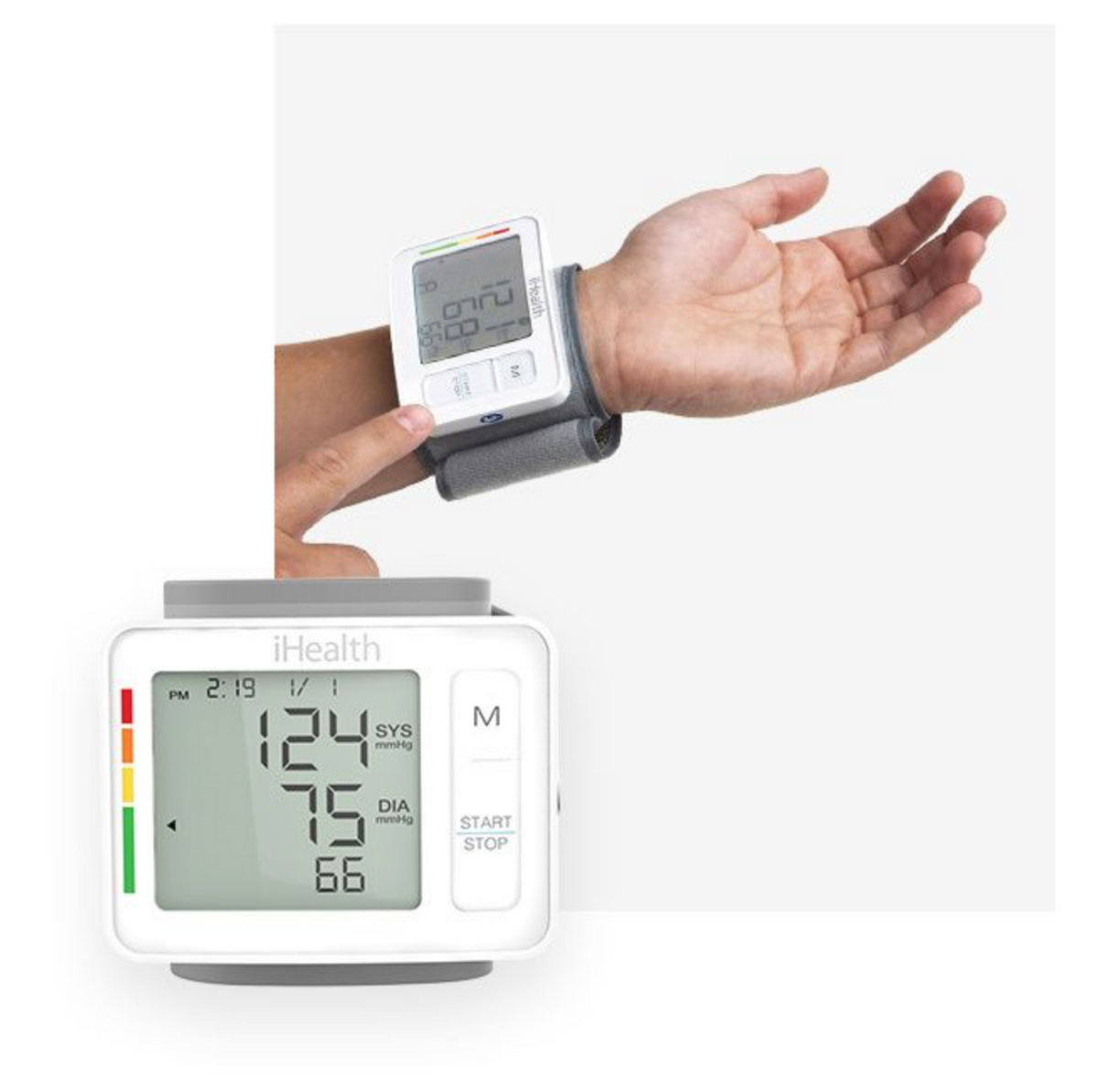 Zápěstní tlakoměr iHealth Push - bonami.click