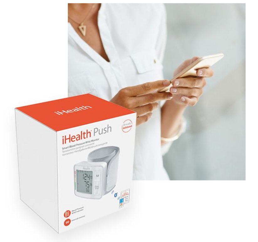 Zápěstní tlakoměr iHealth Push - bonami.click