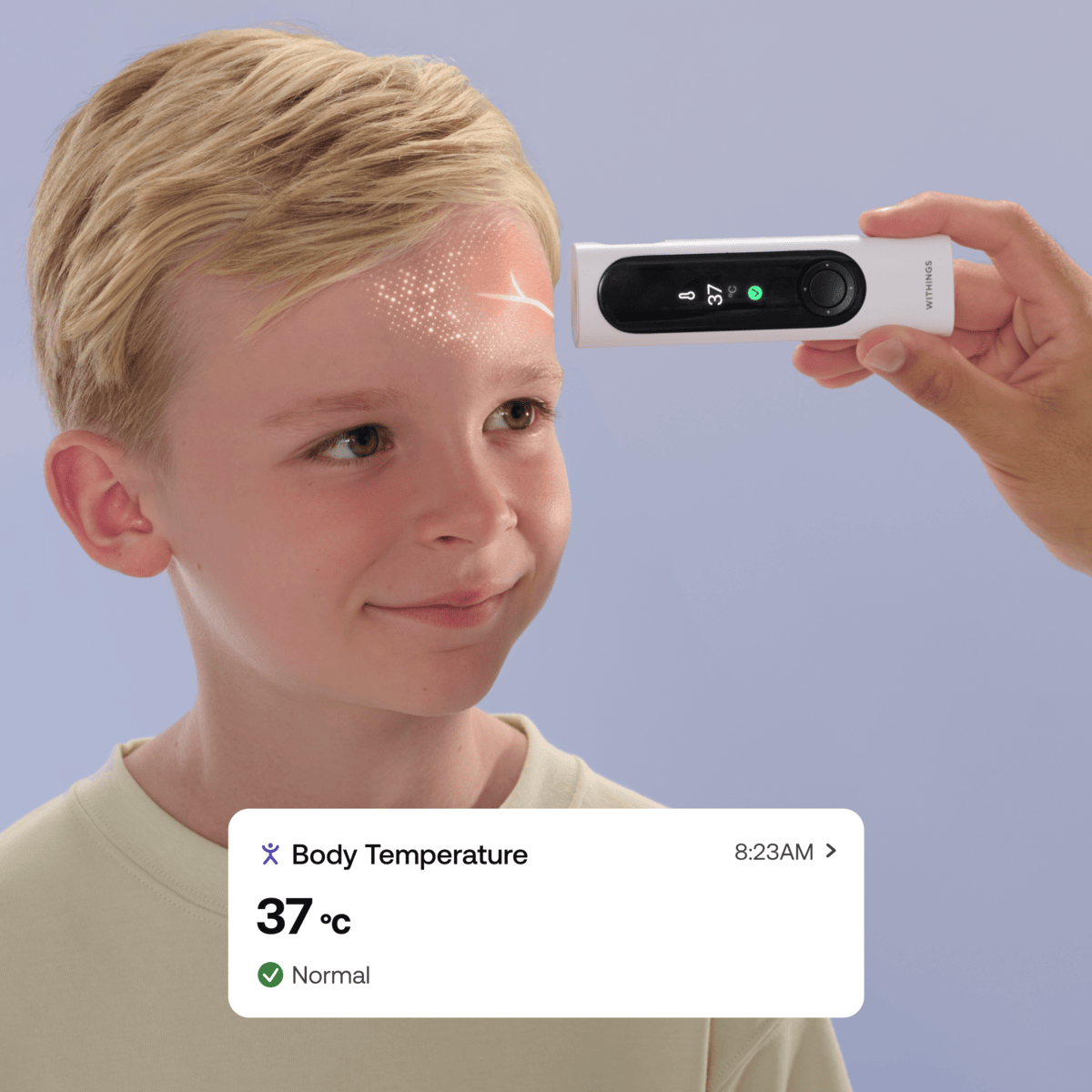 Zdravotní monitor Withings 4v1 BeamO – bílý - bonami.click