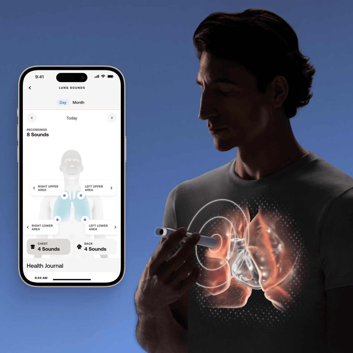 Zdravotní monitor Withings 4v1 BeamO – bílý - bonami.click