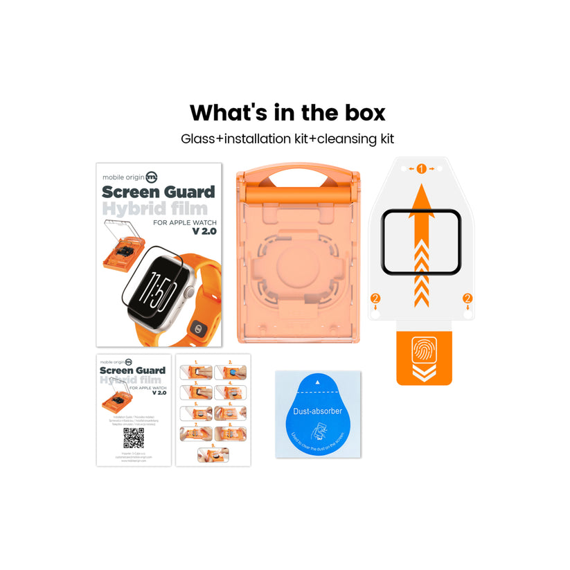 Ochrana displeje na Apple Watch 44 mm Mobile Origin Screen Guard Hybrid film - bonami.click
