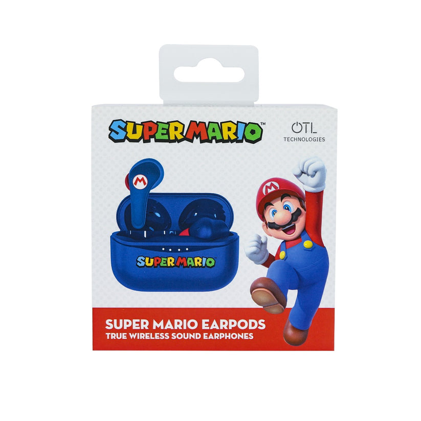 Dětská bezdrátová sluchátka OTL TWS Super Mario Blue - bonami.click