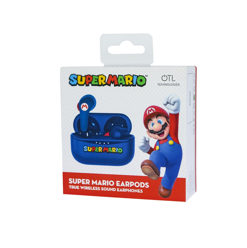 Dětská bezdrátová sluchátka OTL TWS Super Mario Blue - bonami.click