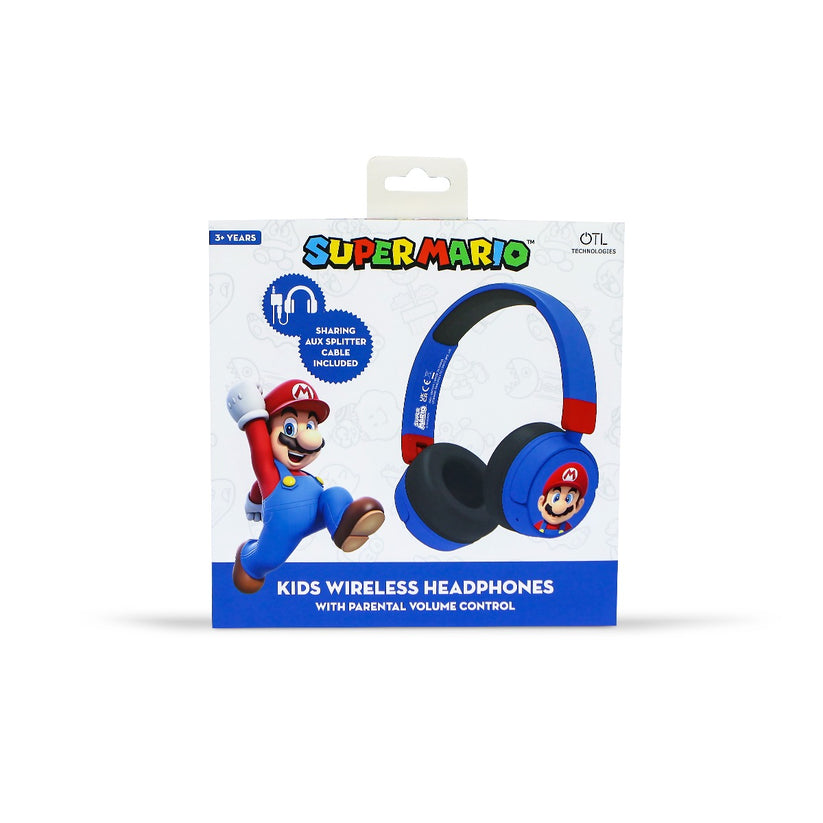 Dětská bezdrátová sluchátka OTL Super Mario - bonami.click