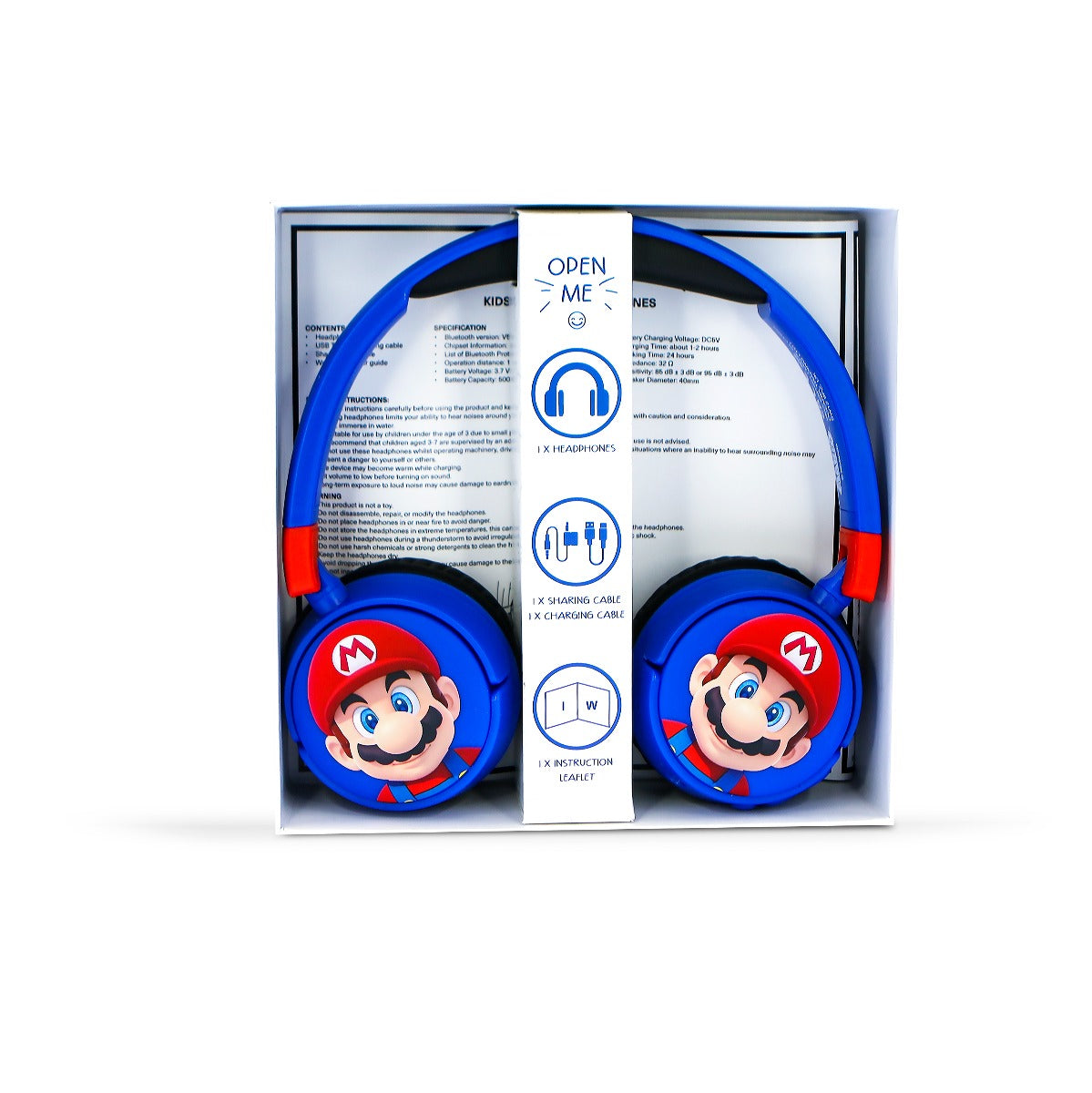 Dětská bezdrátová sluchátka OTL Super Mario - bonami.click