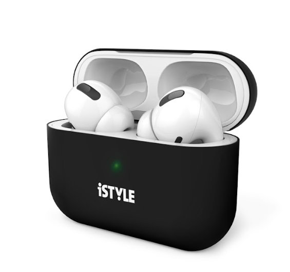 Silikonový obal na AirPods 3. generace iSTYLE - černý - bonami.click