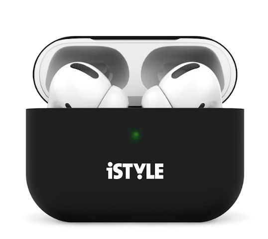 Silikonový obal na AirPods 3. generace iSTYLE - černý - bonami.click