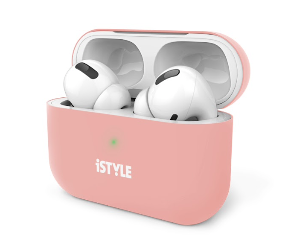 Silikonový obal na AirPods 3. generace iSTYLE - růžový - bonami.click