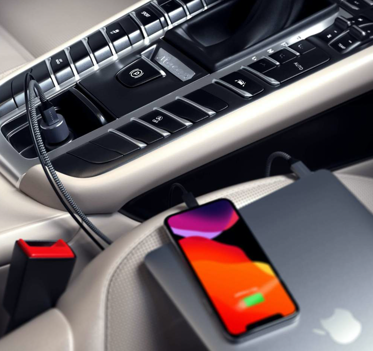 72W USB-C PD nabíječka do auta Satechi - vesmírně šedá - bonami.click
