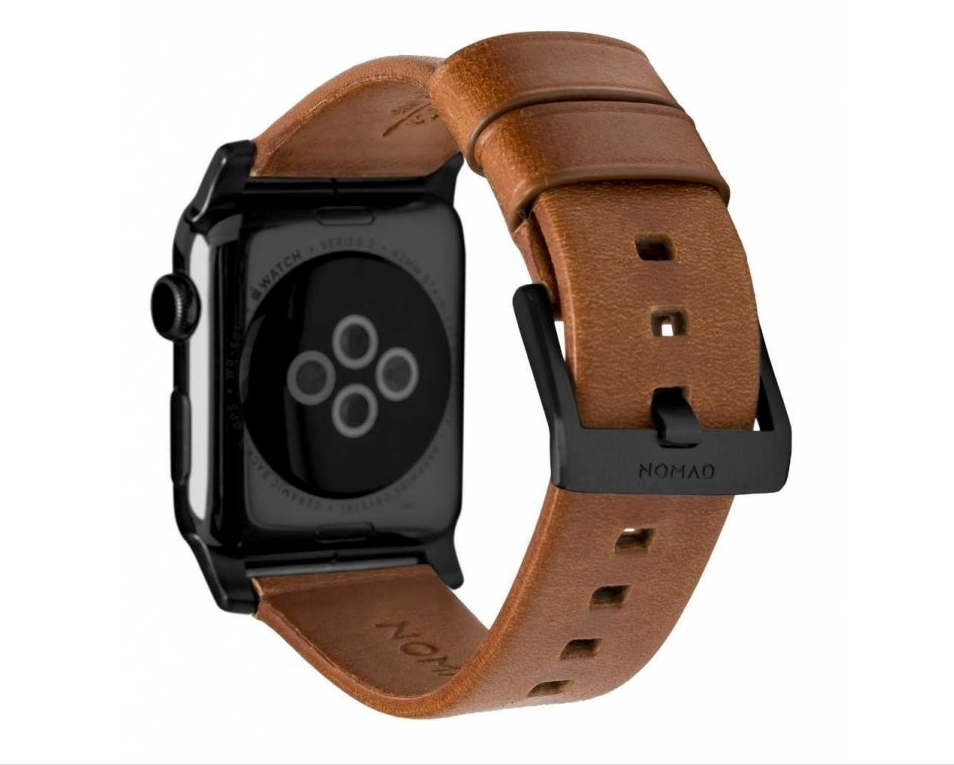 Řemínek pro Apple Watch 42/44/45/49 mm Nomad kožený - hnědý - bonami.click