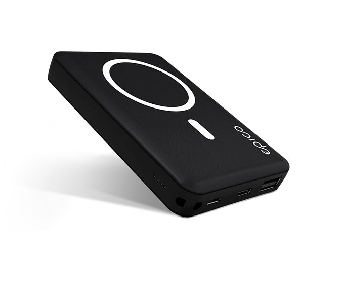 Bezdrátová powerbanka Epico s podporou MagSafe 5000mAh - černá - bonami.click