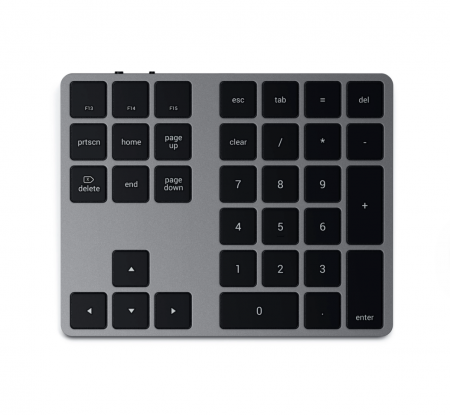 Bezdrátová číselná klávesnice Satechi Extended Keypad - vesmírně šedá - bonami.click