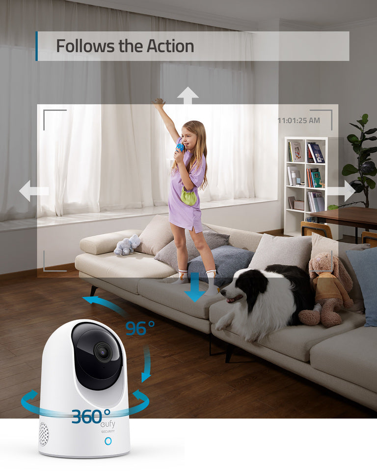 Interiérová kamera Eufy Indoor Cam 2K Pan & Tilt - bonami.click