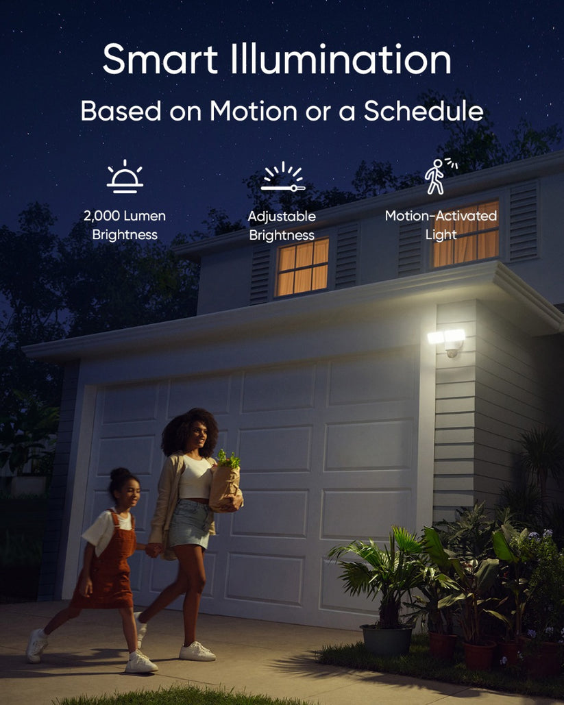 3K duální bezpečnostní kamera s reflektory Eufy Floodlight Cam E340 - bonami.click