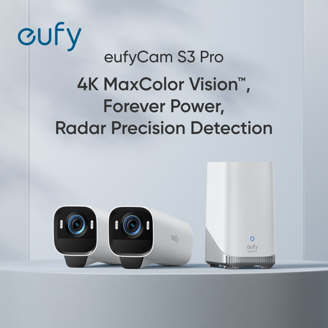 Bezpečnostní venkovní kamera Eufy eufyCam S3 Pro (2ks) - bonami.click