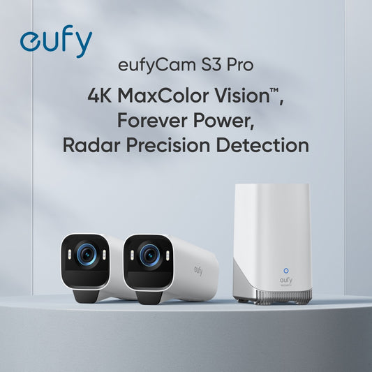 Bezpečnostní venkovní kamera Eufy eufyCam S3 Pro (2ks) - bonami.click