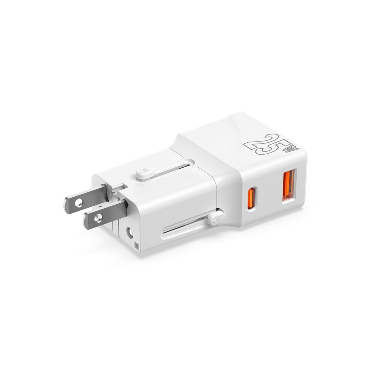 25W Cestovní adaptér Mobile Origin Travel Adapter - bílý - bonami.click