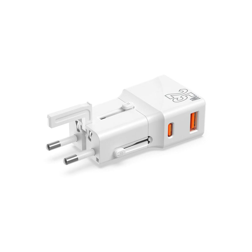 25W Cestovní adaptér Mobile Origin Travel Adapter - bílý - bonami.click