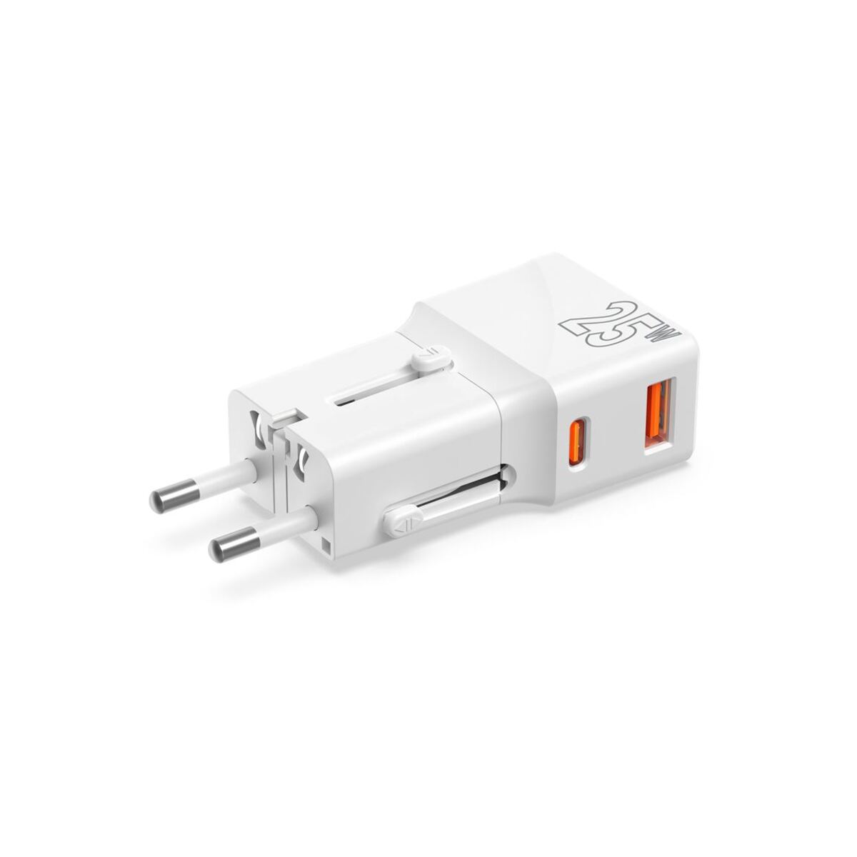 25W Cestovní adaptér Mobile Origin Travel Adapter - bílý - bonami.click
