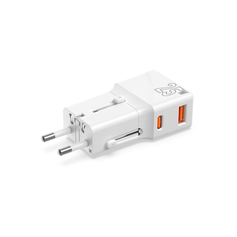 25W Cestovní adaptér Mobile Origin Travel Adapter - bílý - bonami.click