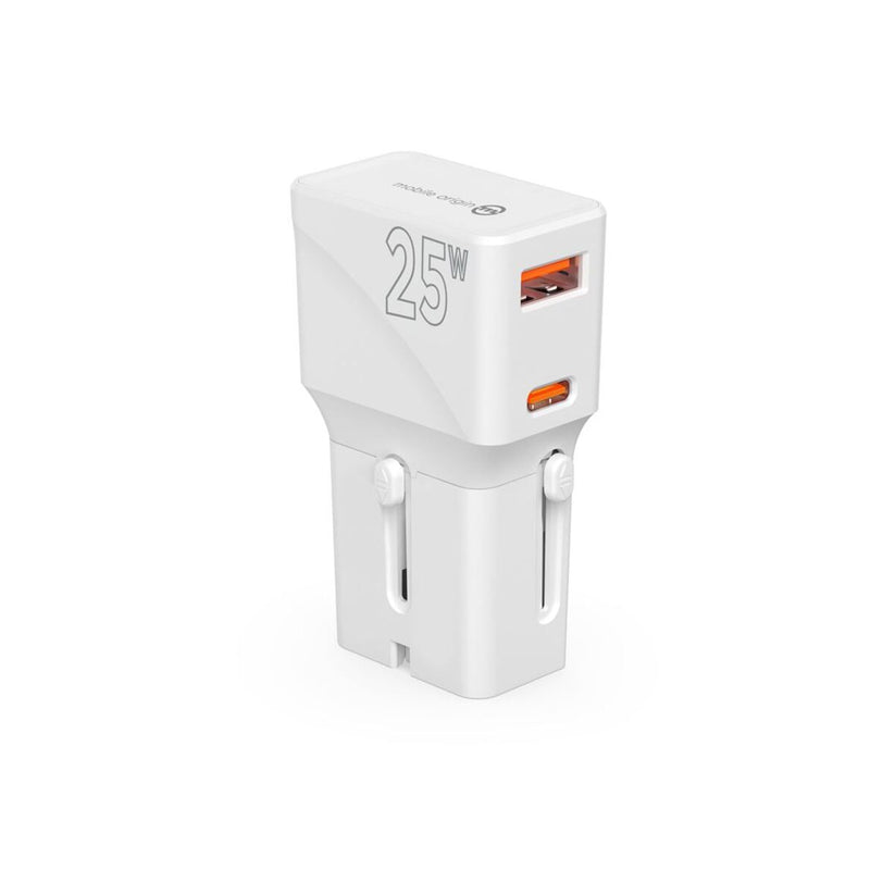 25W Cestovní adaptér Mobile Origin Travel Adapter - bílý - bonami.click