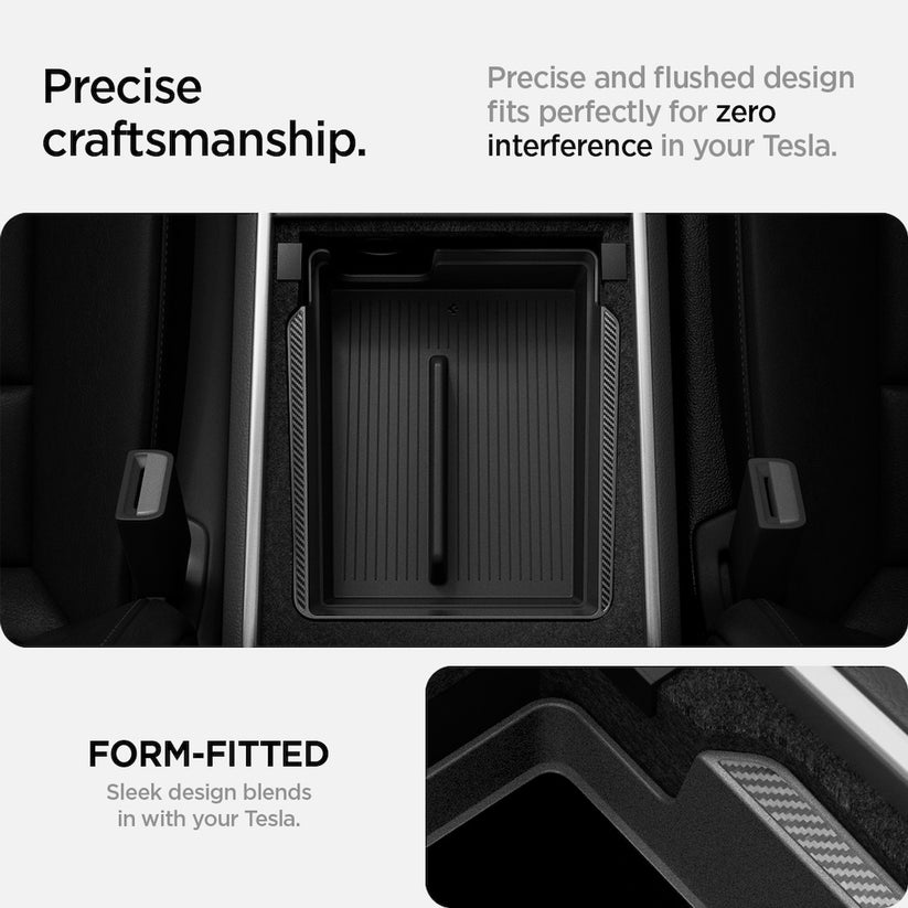 Organizér do loketní opěrky Spigen Tesla Armrest Console Organizer - černý - bonami.click