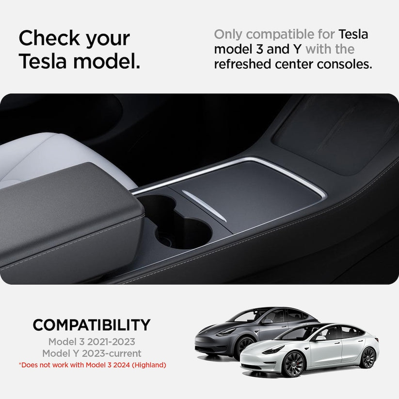 Organizér do loketní opěrky Spigen Tesla Armrest Console Organizer - černý - bonami.click
