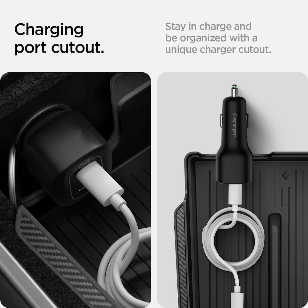 Organizér do loketní opěrky Spigen Tesla Armrest Console Organizer - černý - bonami.click