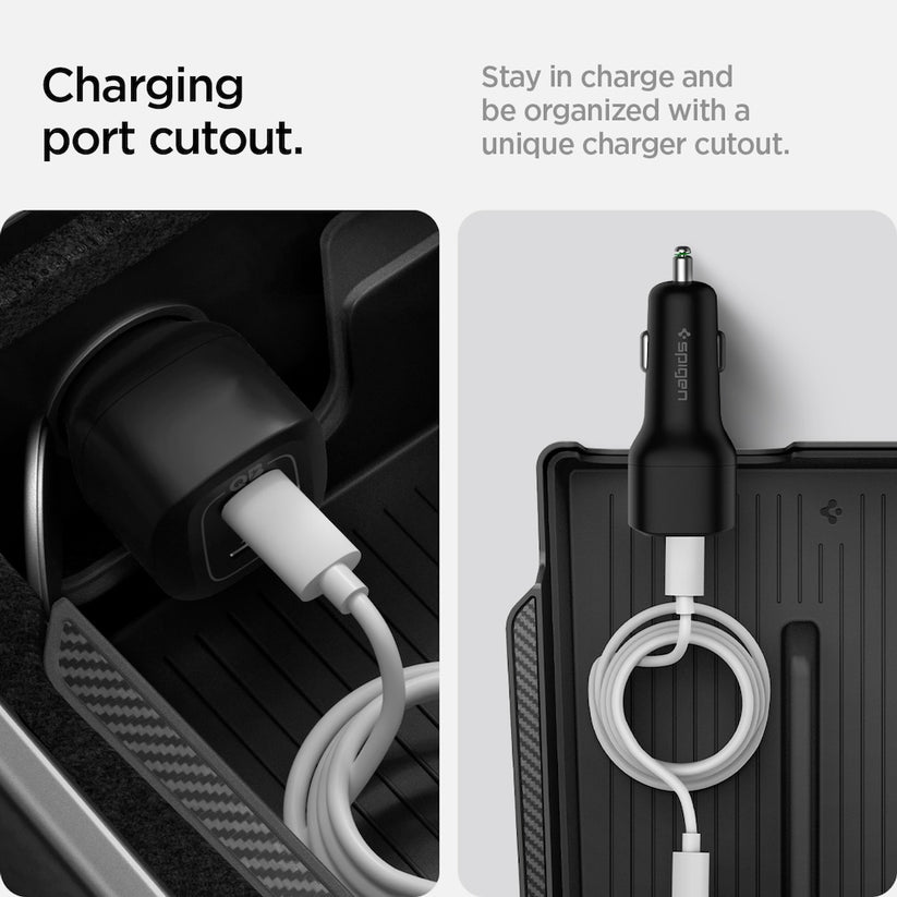 Organizér do loketní opěrky Spigen Tesla Armrest Console Organizer - černý - bonami.click