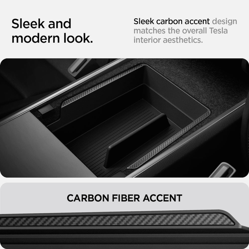 Organizér do loketní opěrky Spigen Tesla Armrest Console Organizer - černý - bonami.click