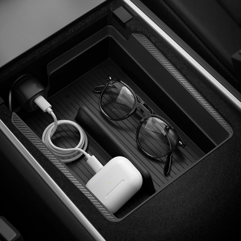 Organizér do loketní opěrky Spigen Tesla Armrest Console Organizer - černý - bonami.click