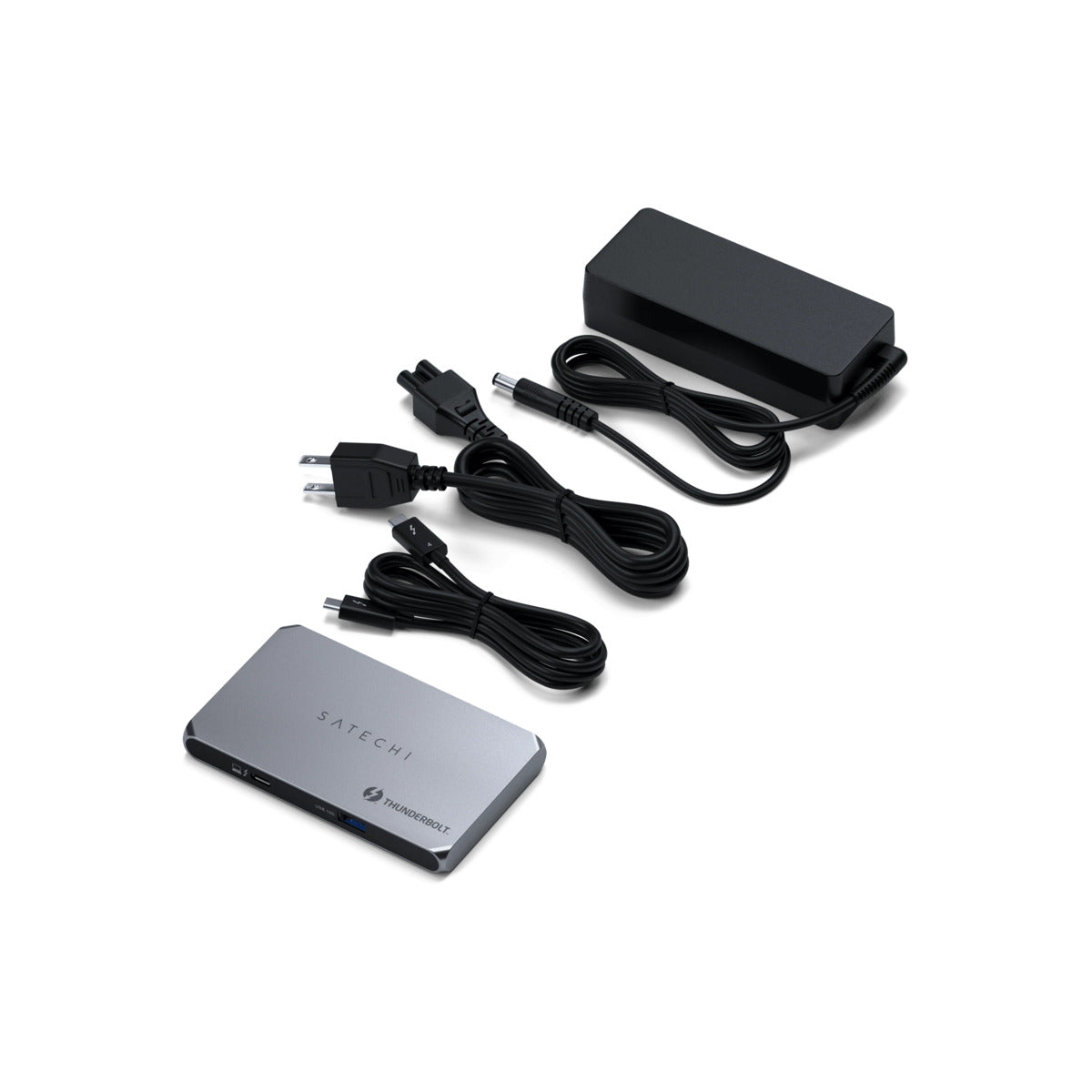 Hub Satechi Thunderbolt 4 Slim Pro - stříbrný - bonami.click