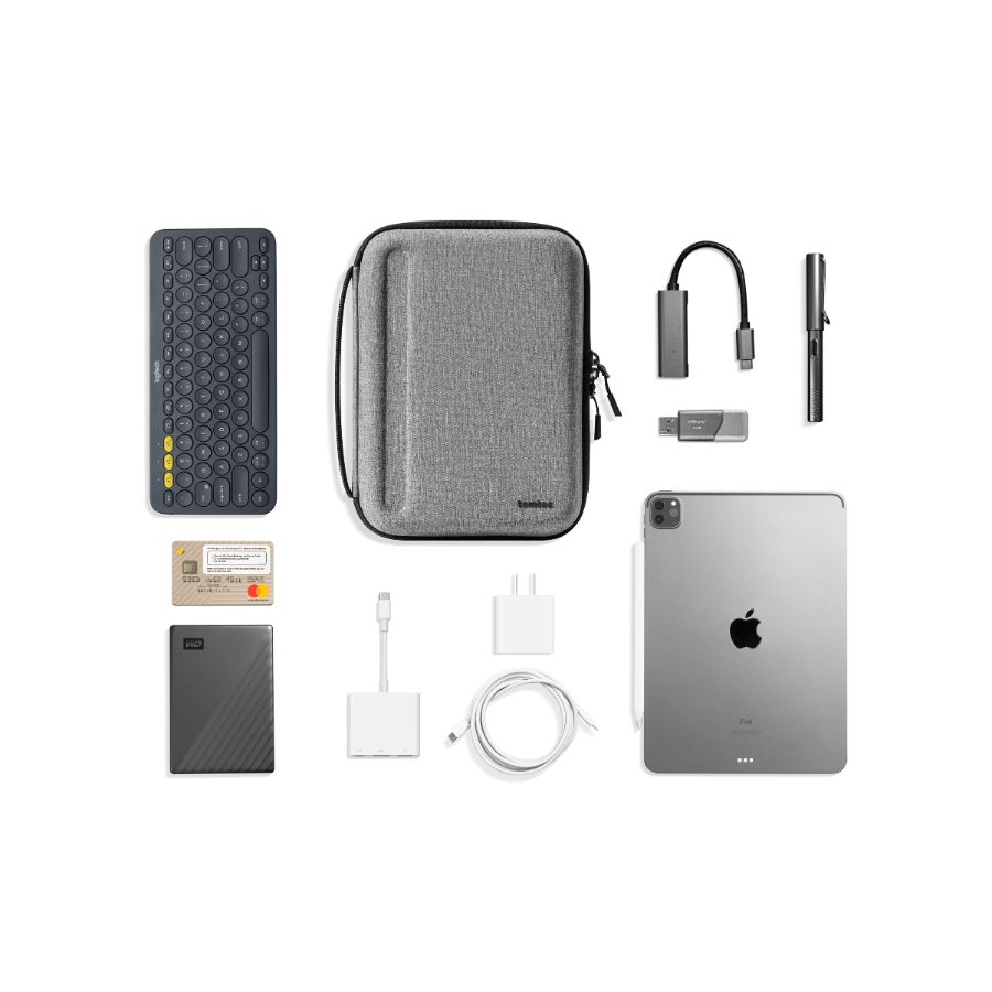 Odolné skořepinové pouzdro Tomtoc FancyCase Plus pro iPad Pro 11" a klávesnici