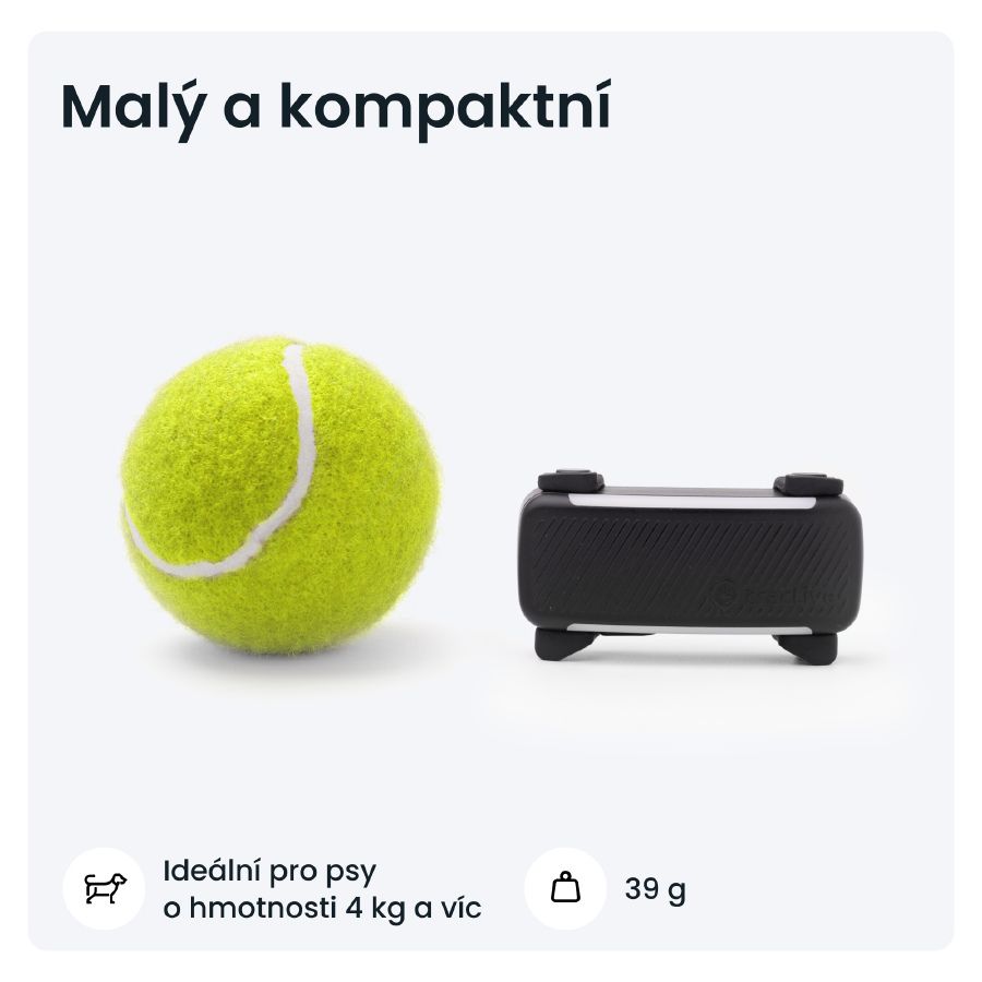 GPS tracker pro psy Tractive DOG 6 s monitoringem zdraví a štěkání
