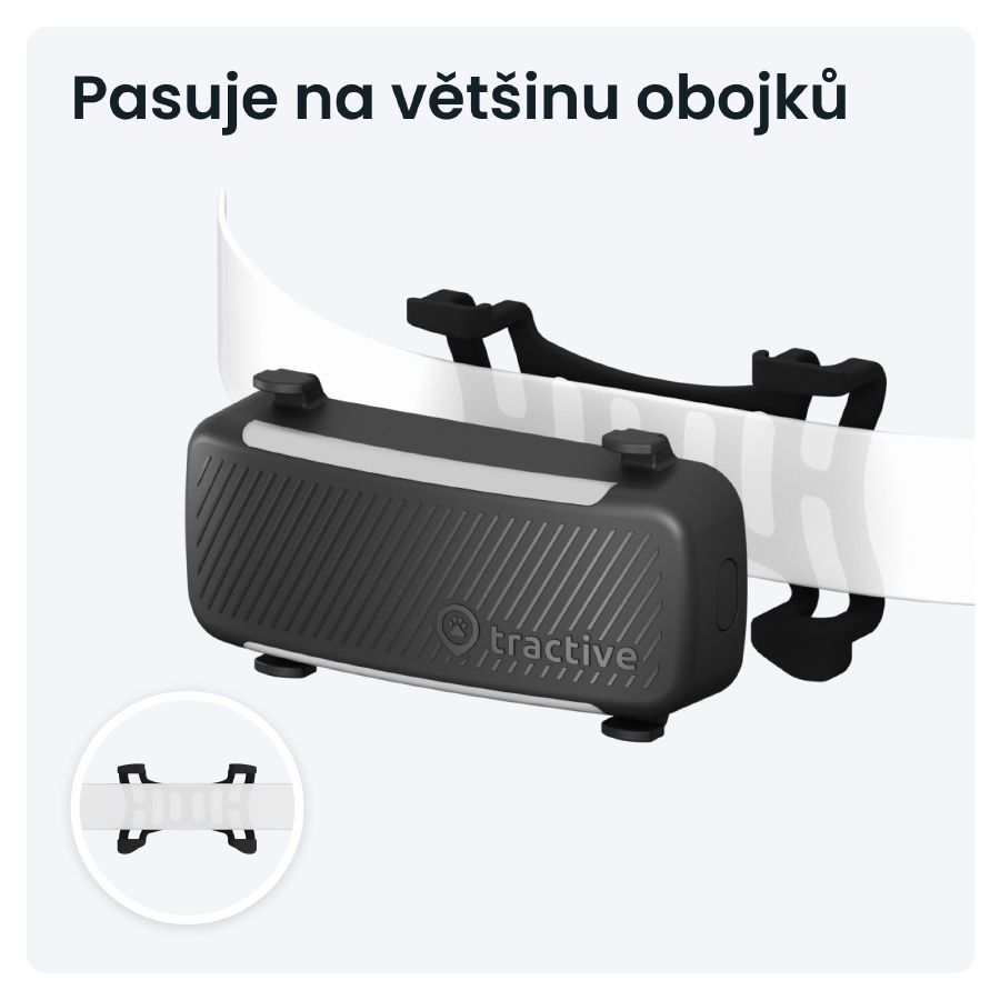 GPS tracker pro psy Tractive DOG 6 s monitoringem zdraví a štěkání