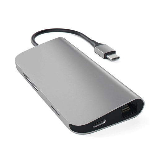 Hliníkový víceportový USB-C adaptér Satechi - vesmírně šedý - bonami.click