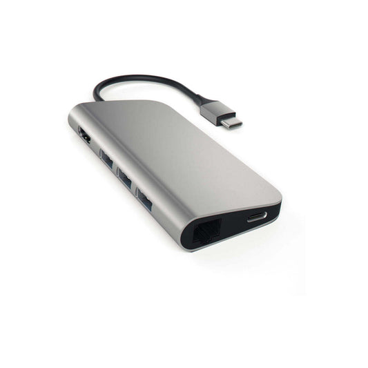 Hliníkový víceportový USB-C adaptér Satechi - vesmírně šedý - bonami.click
