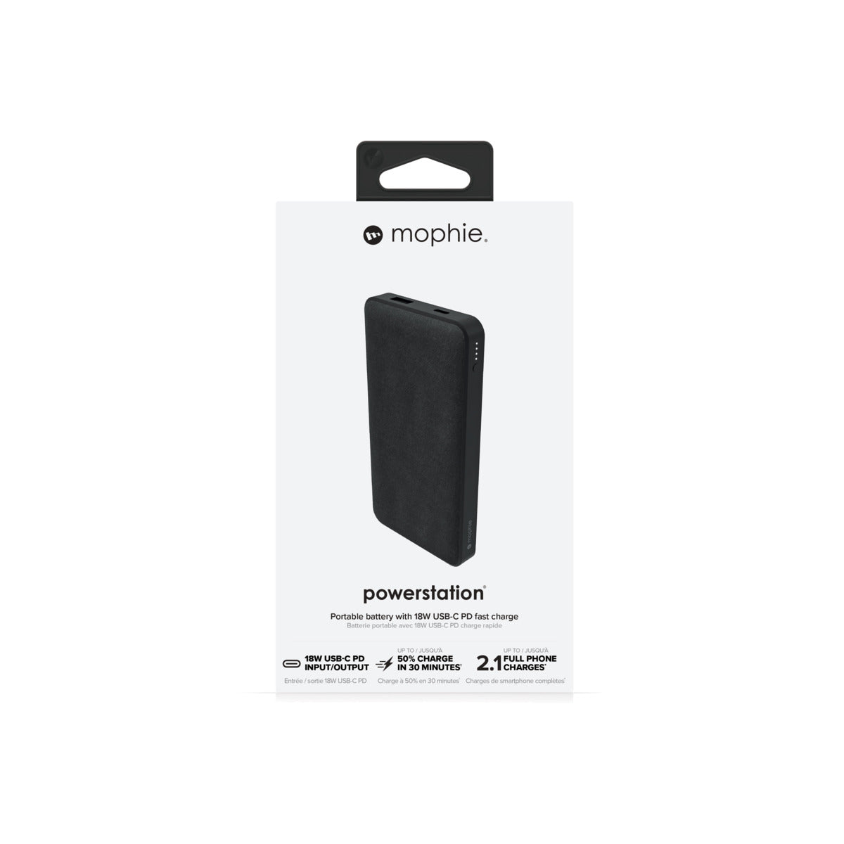 Powerbanka Mophie Powerstation PD s kapacitou 10 000 mAh – černá - bonami.click