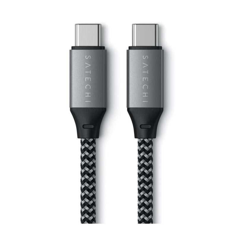 25cm kabel USB-C na USB-C Satechi - vesmírně šedý - bonami.click