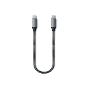 25cm kabel USB-C na USB-C Satechi - vesmírně šedý - bonami.click
